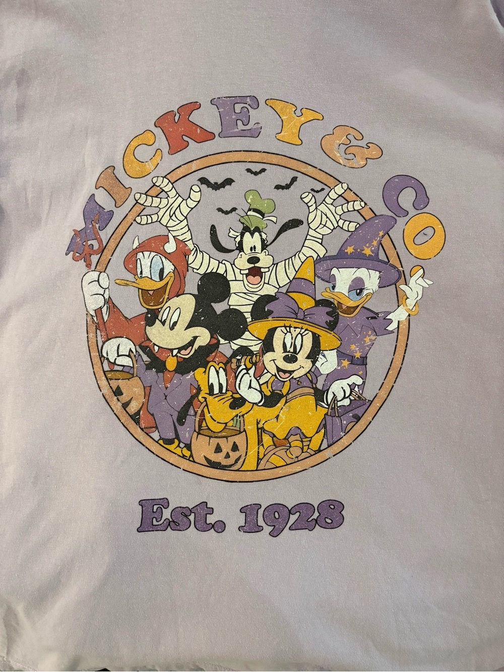Disney Mickey & Co. Halloween Graphic Tee - Lavender